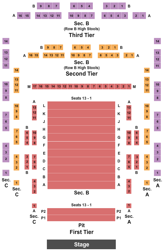 The Dolores Winningstad Theatre Tootsie Seating Chart